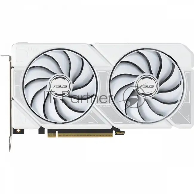 Видеокарта ASUS GeForce RTX 5060 TI DUAL WHITE OC, NVIDIA RTX 5060 Ti, 16 ГБ GDDR7, 128 бит, PCI-e 5.0, 1xHDMI, 3xDP, 2632 МГц