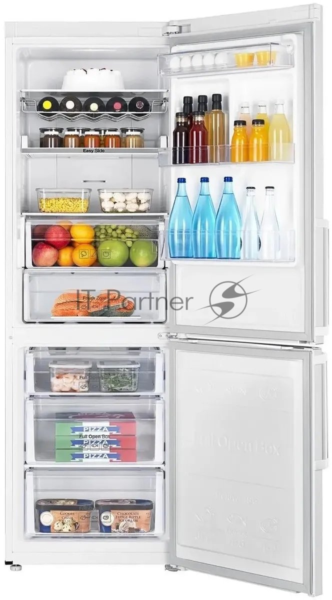 Холодильник Samsung RB33J3515WW/EF белый двухкамерный 231/108л морозилка снизу, No Frost