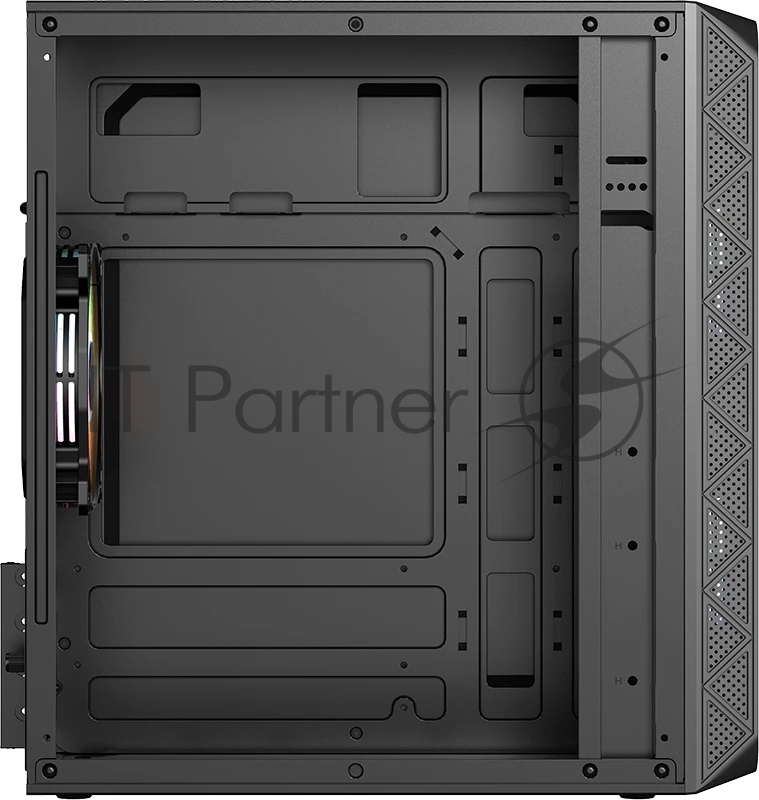 Корпус Formula Air Mesh G4 Plus AR Black, Mini-Tower, чёрный, 3 x 120 мм
