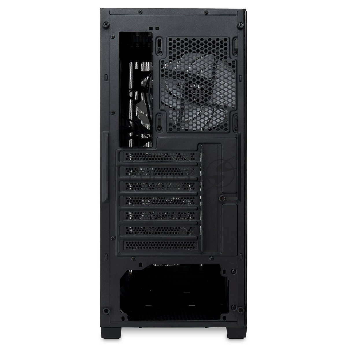 Компьютерный корпус HSPD M521, Mesh Mid Tower, черный, slide TG, 0.45 SPCC, 4x120мм ARGb ATX, mATX, mITX 160/330/184мм 2x2.5", -, 7xPCI 2xUSB-A 3.0, 1xUSB-A 1.0 390x200x449мм