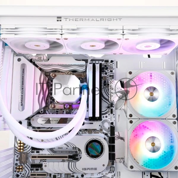 Система жидкостного охлаждения Thermalright Frozen Edge 360 Soc-AM5/AM4/1200/1700/1851 белый 4-pin 28.1dB Al Ret (F-EDGE-360-WH)