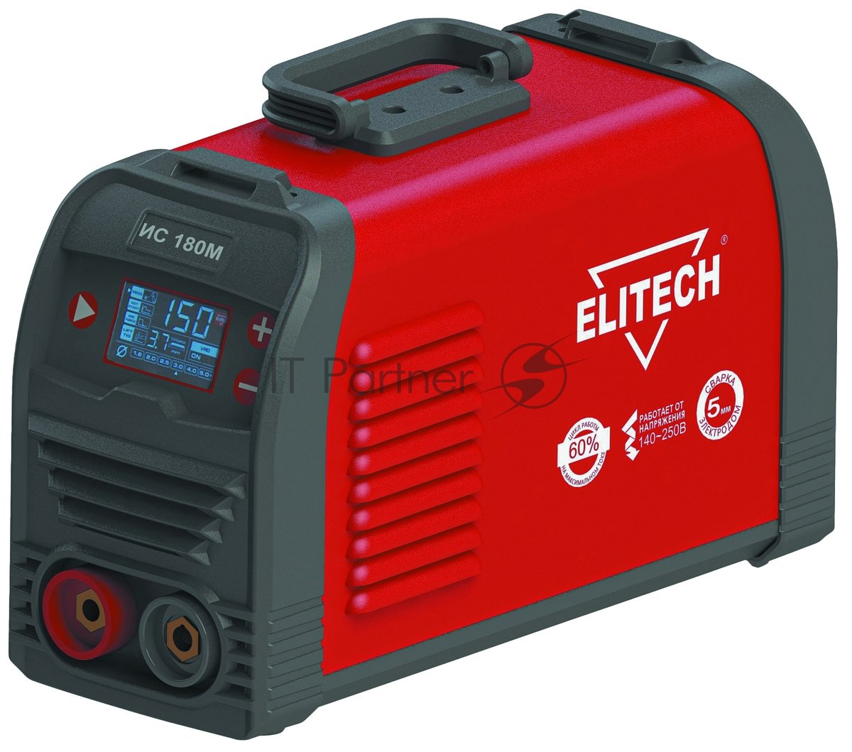 Сварочный аппарат Elitech ИС 180М (E1703.016.00) инвертор MMA DC/TIG DC 6.1кВт