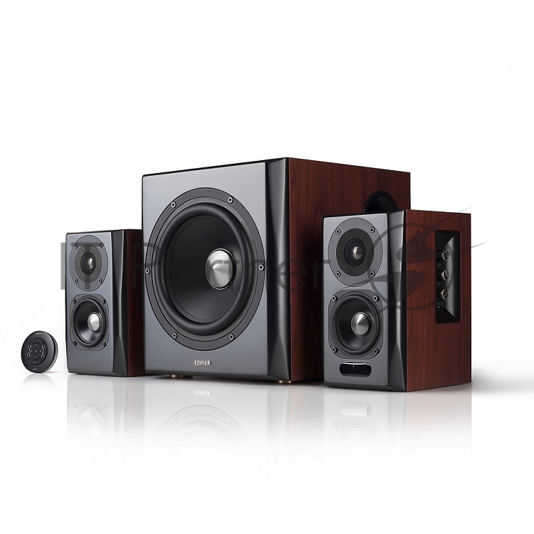 Акустическая система Edifier S350DB Brown 2.1,150W RMS, дерево, Bluetooth aptX