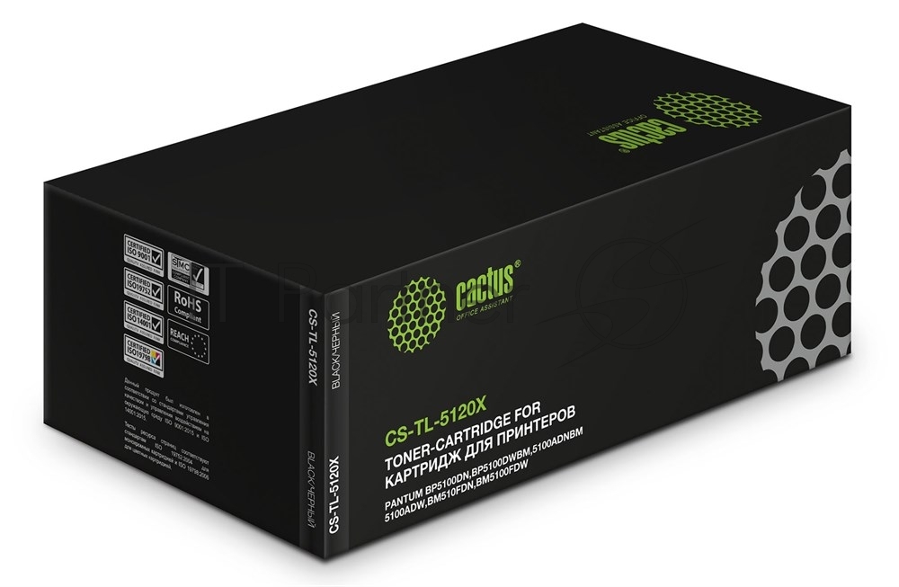 Картридж лазерный Cactus CS-TL-5120X TL-5120X/TL-5120XP черный (15000стр.) для Pantum BM5100ADN/BM5100ADW/BM5100FDN/BM5100FDW/BP5100DN/BP5100DW