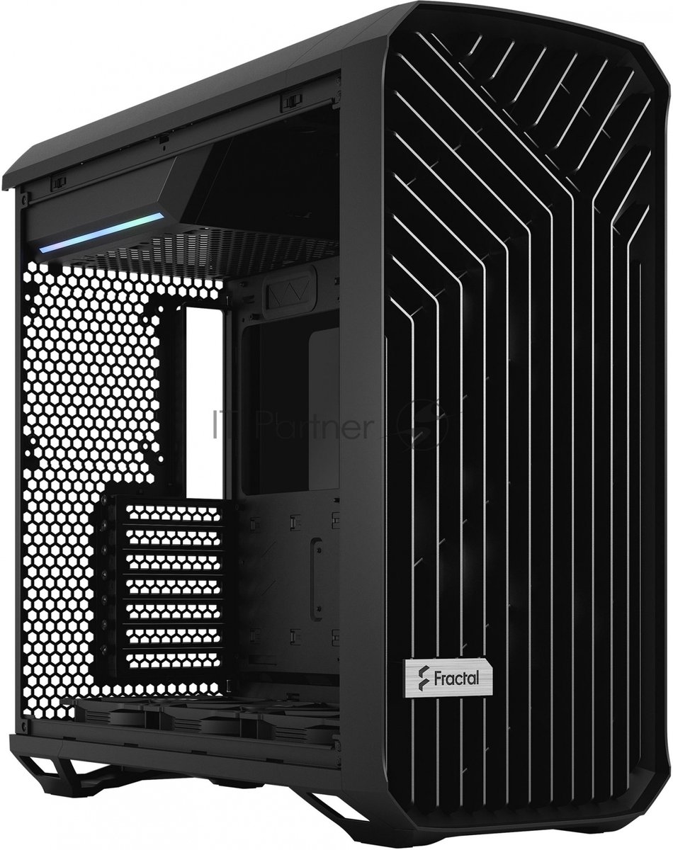 Компьютерный корпус Fractal Design Torrent Black TG Light Tint/E-ATX, TG, 2x3.5, 4x2.5, 7xPCI, 1xUSB-C, 2xUSB3.0/2x180mm, 3x140mm fans inc./FD-C-TOR1A-01