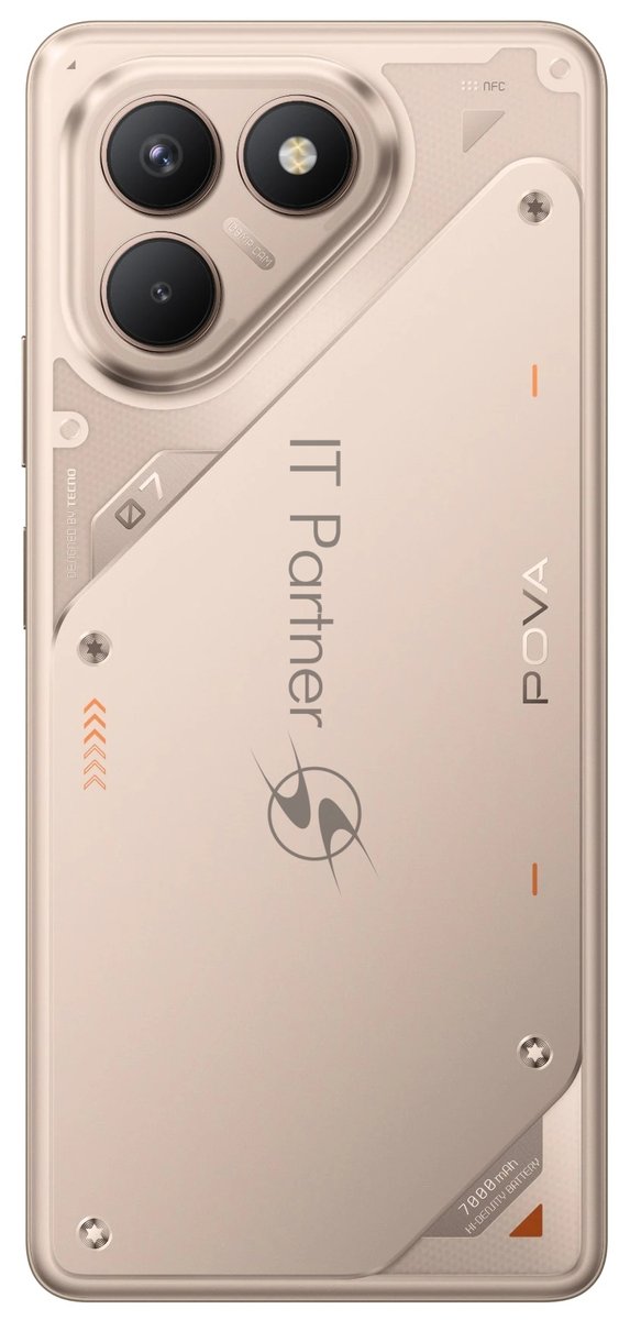 Смартфон Tecno POVA 7 Neo 8/256Gb, коричневый