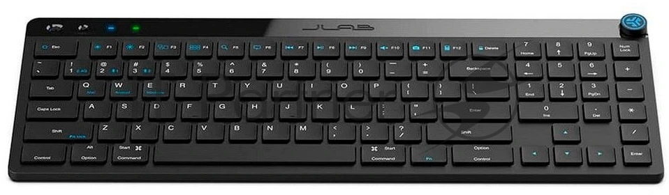 Клавиатура JLab JBuds Keyboard беспроводная, Bluetooth, радиоканал, чёрный
