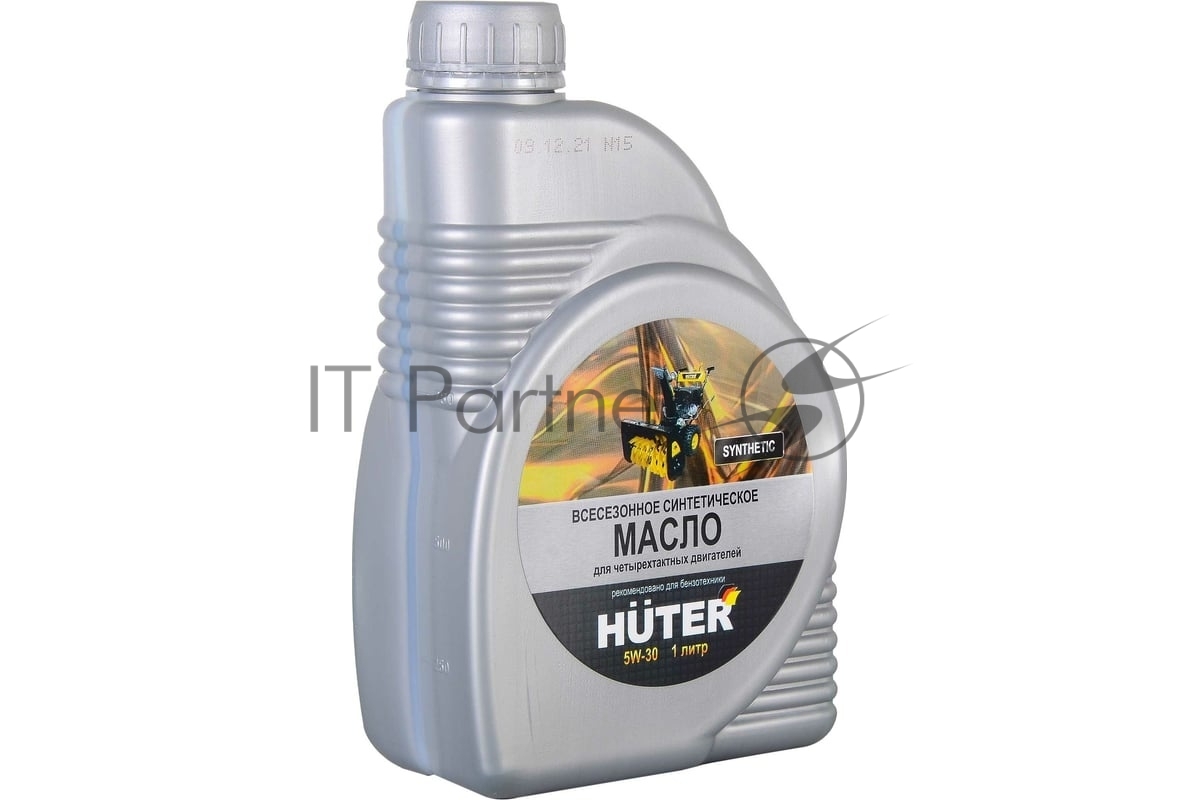 Масло моторное Huter 5W-30 синтетическое для четырехтактных двигателей для техники Huter 1л 73/8/1/2
