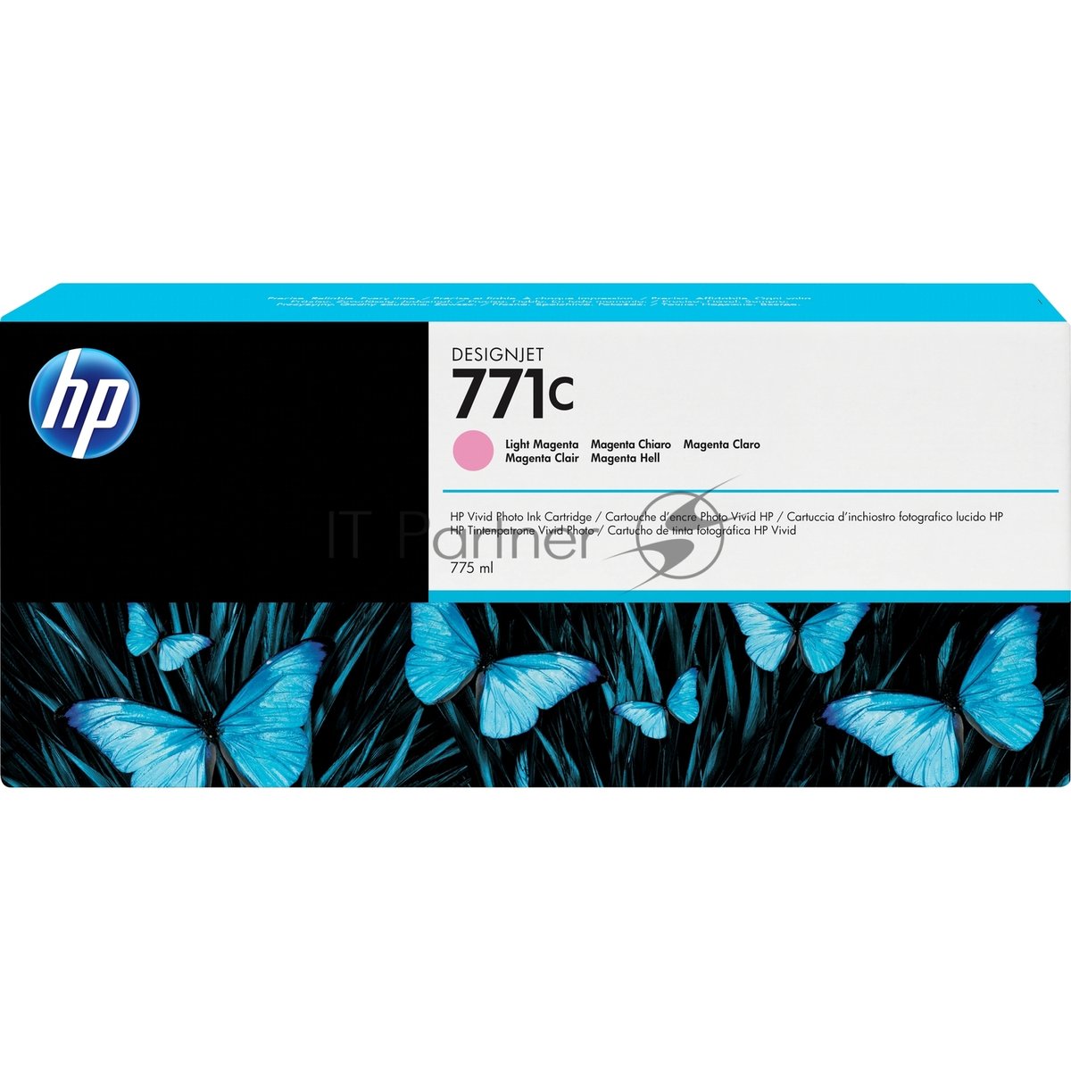 HP B6Y11A Картридж №771, Light Magenta {Designjet Z6200, Light magenta (775ml)}
