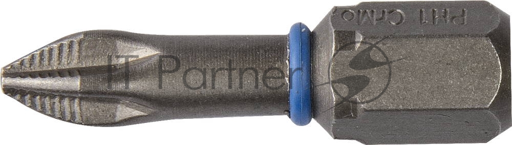 Бита ЗУБР ЭКСПЕРТ 26011-1-25-2  торсион кованая обточ.CrMo C 1/4'' PH1 25мм 2шт