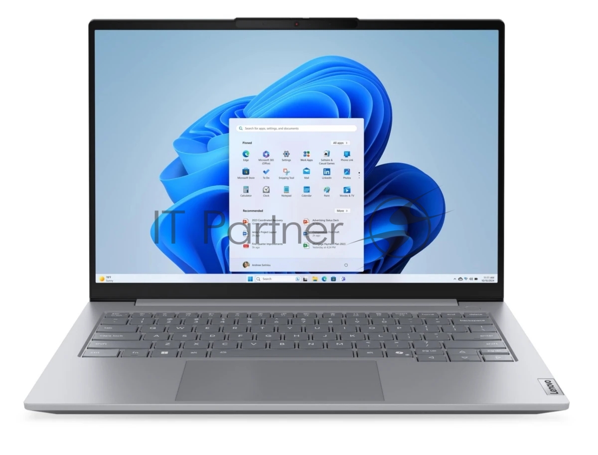 Ноутбук Lenovo ThinkBook 14 G8 IRL Intel Core 7 240H 2500MHz/14"/1920x1200/16Gb/512Gb SSD/Intel Graphics/Wi-Fi/Bluetooth/Windows 11 Pro (21SG002EUE_Win 11P) Grey