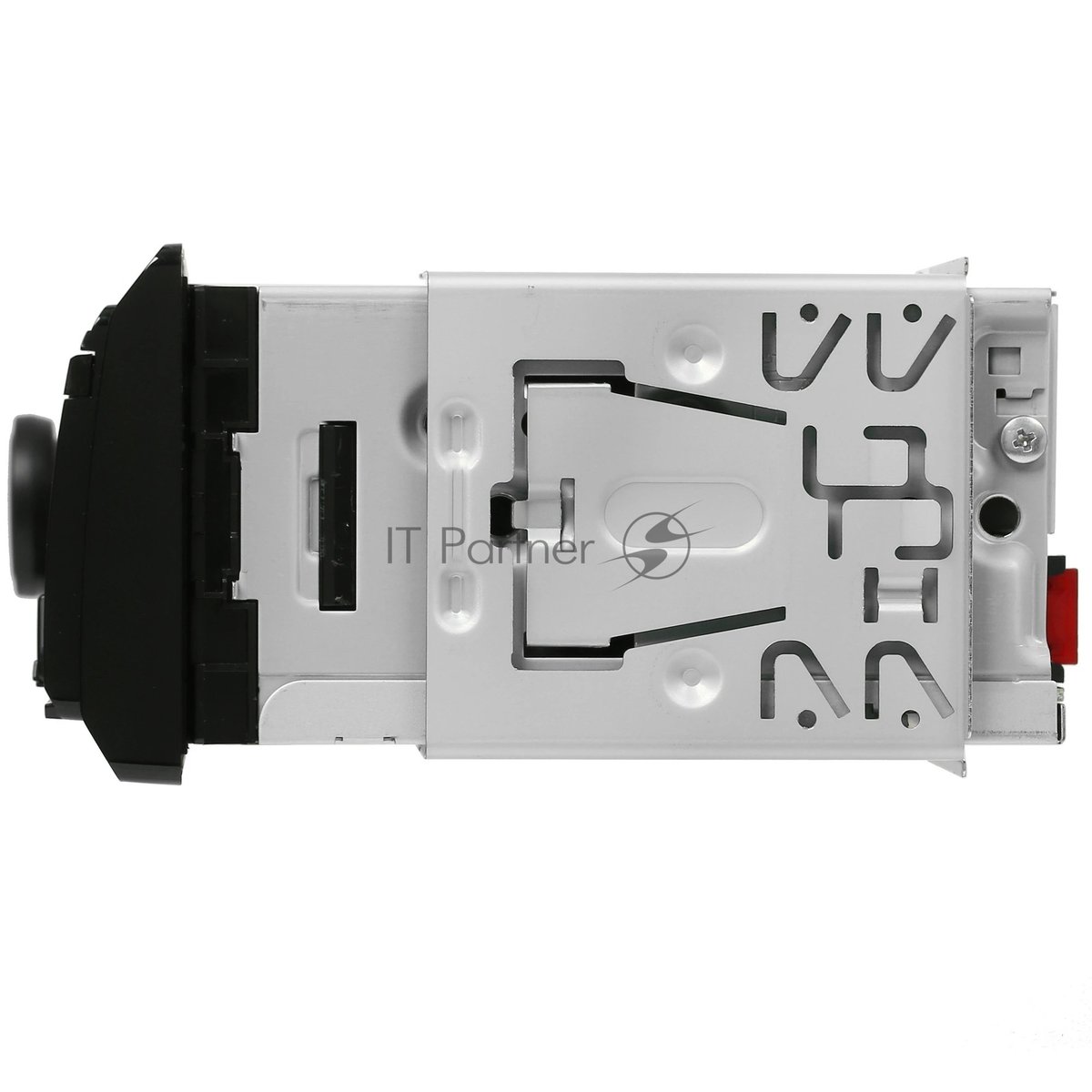 Автомагнитола Kenwood KMM-BT408, 1 DIN, Bluetooth, USB Type-A, AUX, съёмная панель