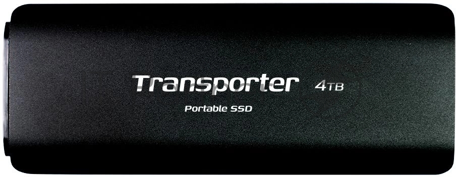 Внешний SSD Patriot Transporter, 4TB, USB 3.2 Gen 2 Type-A/Type-C, R/W 1000/1000, черный