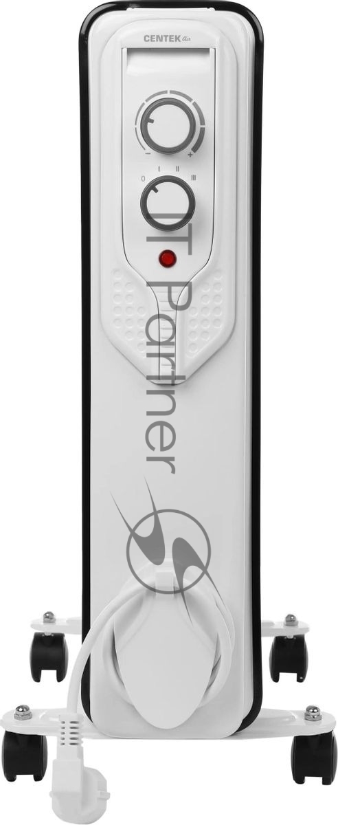 Масляный обогреватель Centek CT-6207 (11 секций) белый, 1000/1750/2500 Вт, 25 м2, 3 режима, термостат