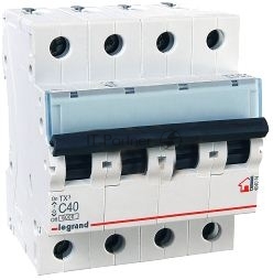 Legrand <404074> Автоматический  выключательTX3 (4P, 6kA)