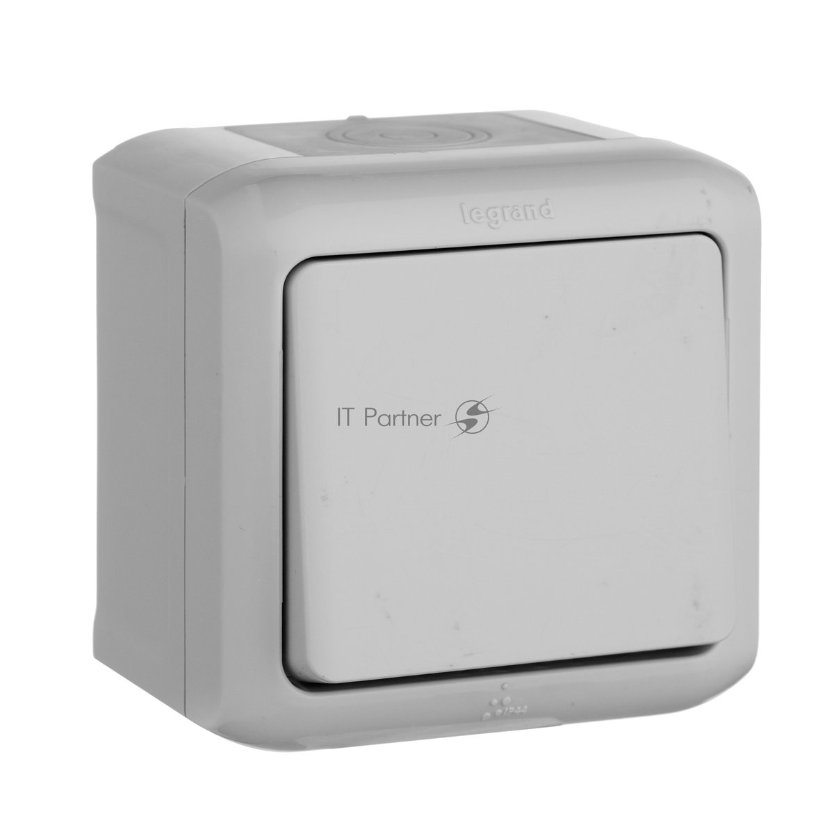 Выключатель одноклавишный Quteo IP44 (Серый) Legrand 782330