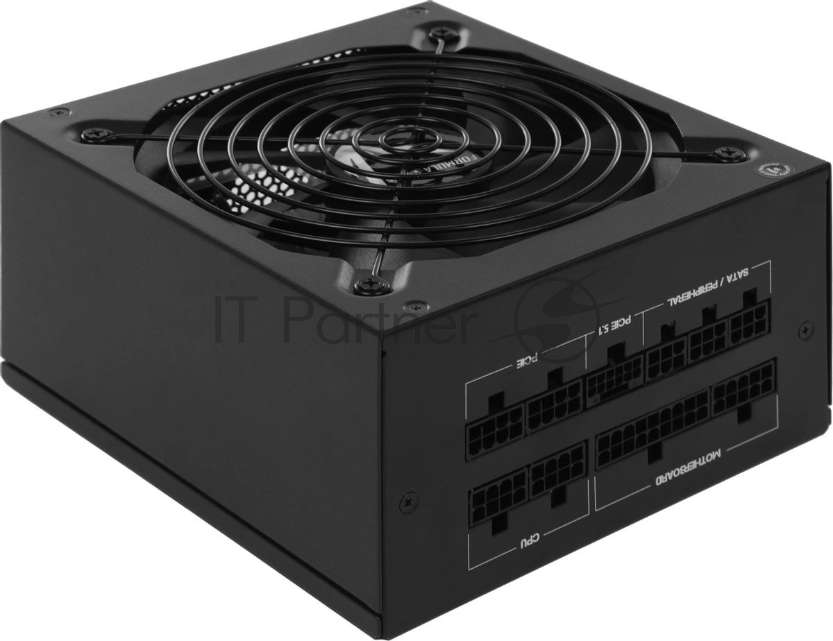 Блок питания Aerocool/Formula KCAS PLUS 1200GM V2, 1200Вт, 80 PLUS Gold, модульный, 140мм, черный