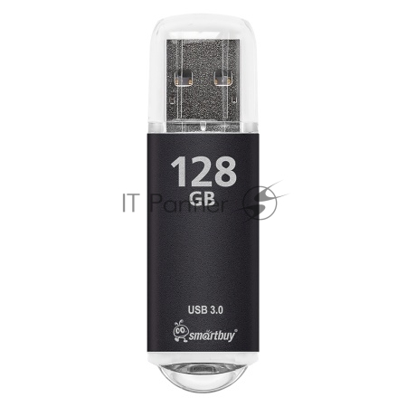 Флешка USB Smartbuy V-Cut Black (SB128GbVC-K3), 128Gb, USB 3.0, R/W 75/30, черный