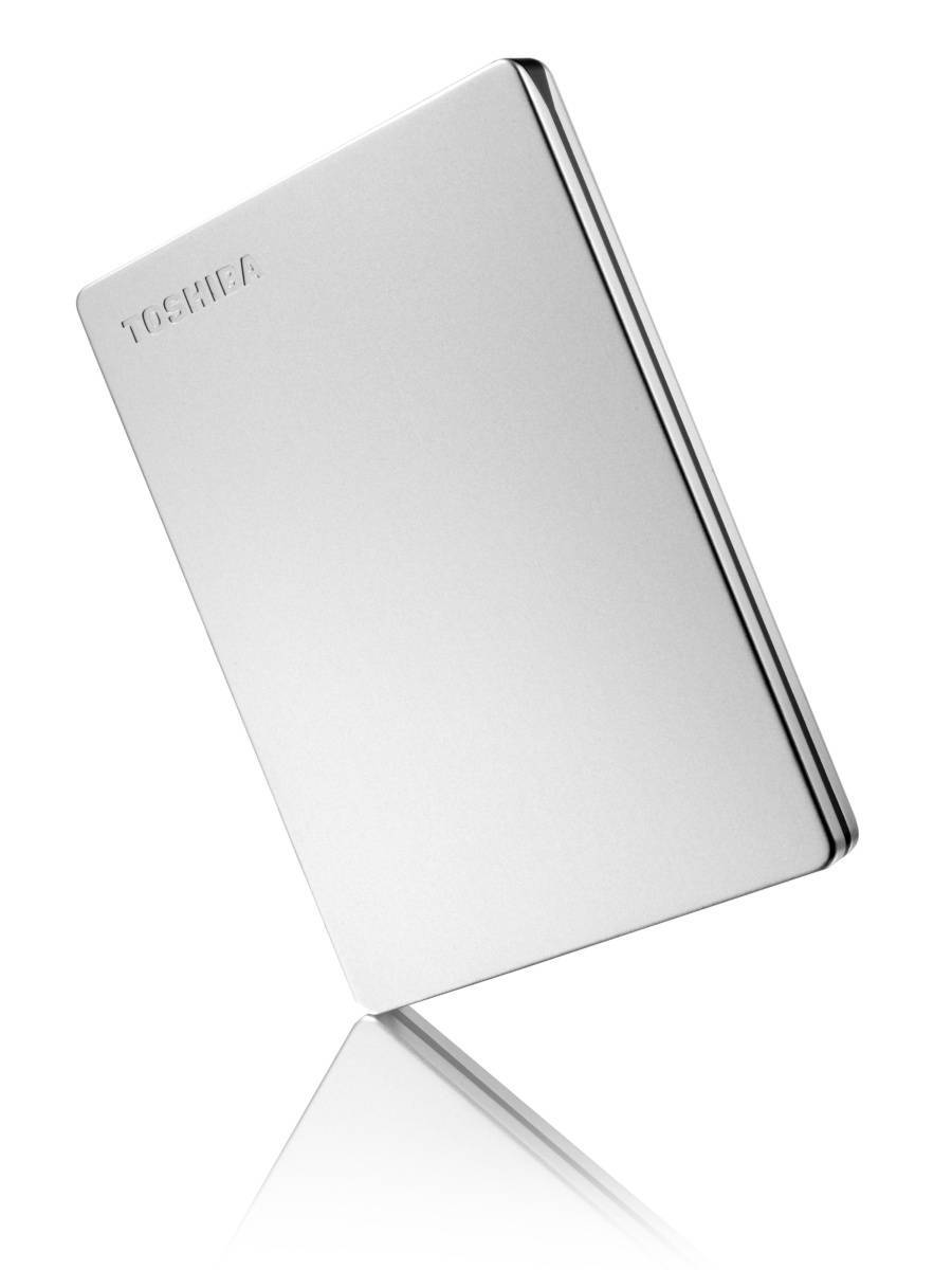 Внешний жесткий диск 1TB Toshiba HDTD310ES3DA Canvio Slim Metal , 2.5", USB 3.1 Gen1, Серебро