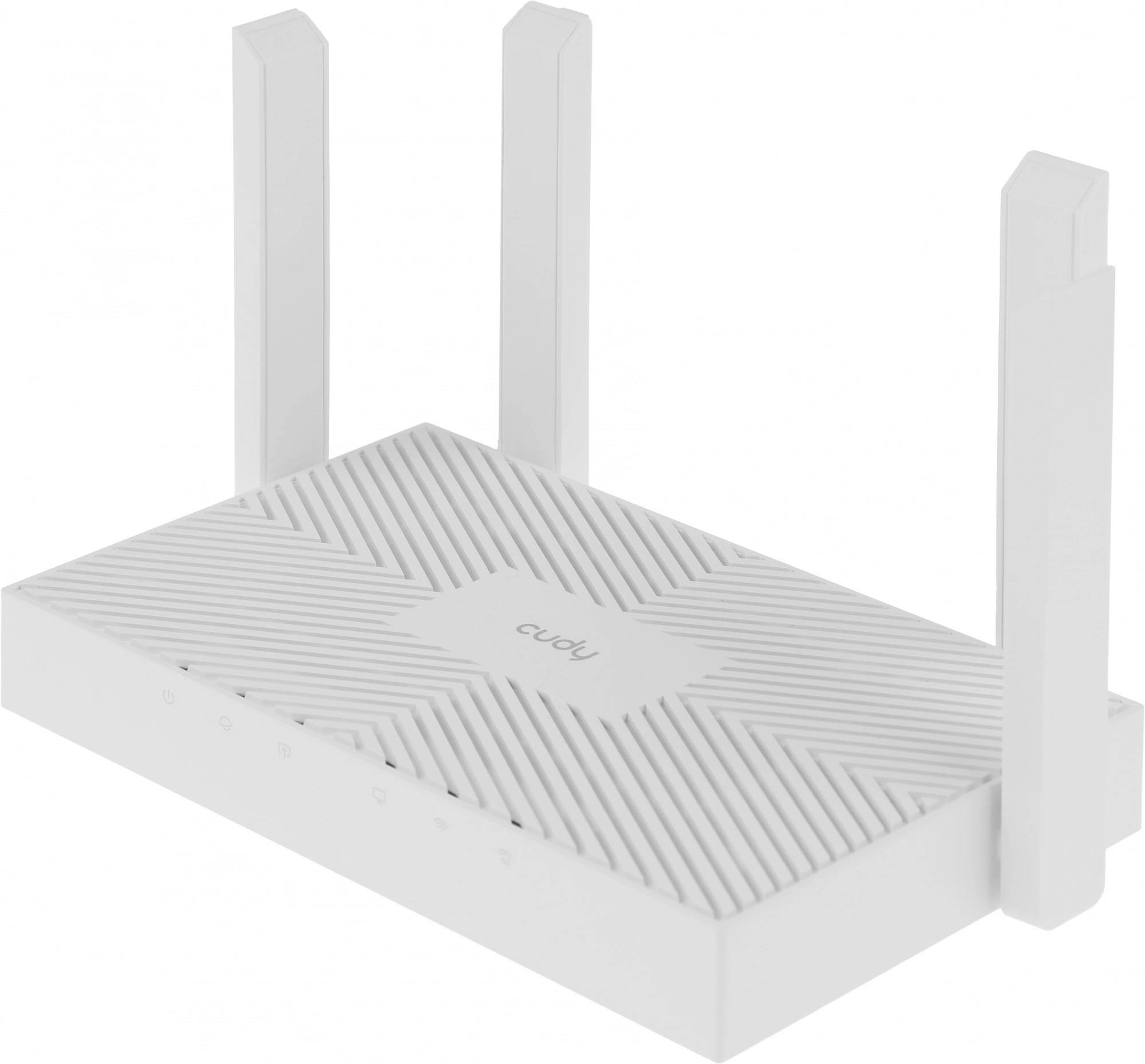 Cudy WR1300E Wi-Fi роутер АС1200, 2,4/5 ГГц, до 1167 Мбит/с, 3x1 Гбит/с, MU-MIMO, 4 антенны, белый
