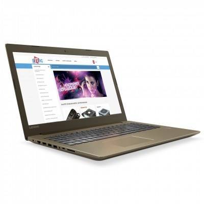 Ноутбук Lenovo 520-15IKB 15.6" FHD, Intel Core i5-8250U, 4Gb, 1Tb, noDVD, NVidia MX150 2Gb, DOS, bronze (81BF005ARK)