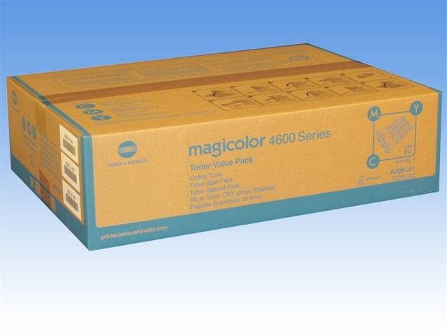 Набор картриджей КИТ Konica-Minolta mc4690/4690MF/4695MF красный+синий+желтый 4k A0DKJ51