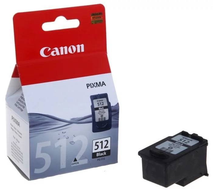 Картридж CANON PG-512 черный, 15 мл, 400 страниц