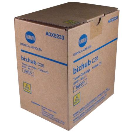 Тонер Konica-Minolta bizhub C25 желтый TNP-27Y A0X5253
