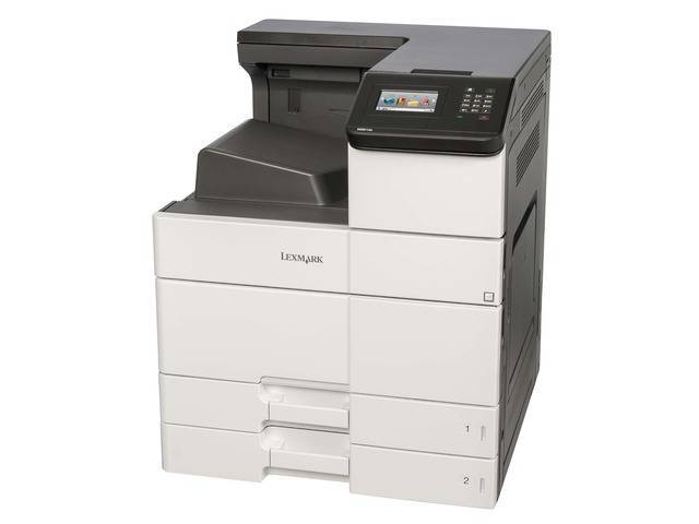 Принтер Lexmark MS911de (26Z0001) монохромный лазерный А3, 55 стр./мин.,1200 x 1200 dpi, 800 МГц, 512 Мб (макс 2560 Мб), дуплекс, лоток 2х500 л.+ 150 л. обходной (макс 6650 л.), USB/LAN, PCL 5e/6/PS, 10.9 см тач, до 300000 стр./мес. Вес и размер в упаковке (ВхШхГ): 90 кг (965 x 762 x 838 мм)