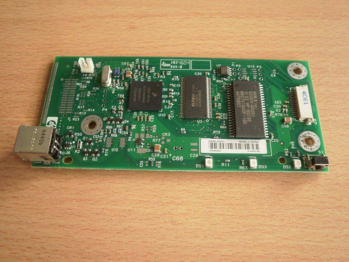 Q2465-67901 Плата форматера HP LJ 1010/1012 (Q2465-67901/Q2465-60001/Q3649-60002/Q2466-60001) OEM