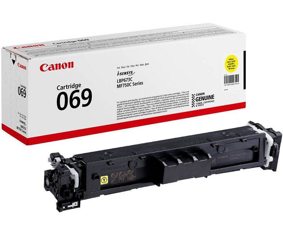 Картридж CANON 069 Y желтый  2000 стр