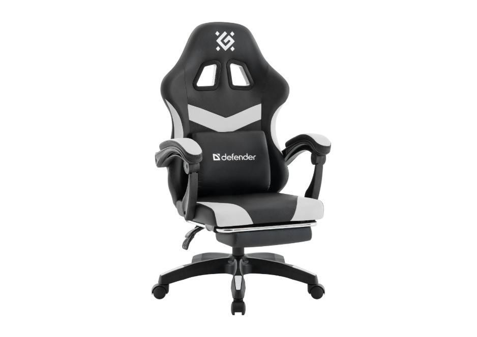 DEFENDER 64813  Игровое кресло Runa PRO Черн/белый,  PU,  класс2