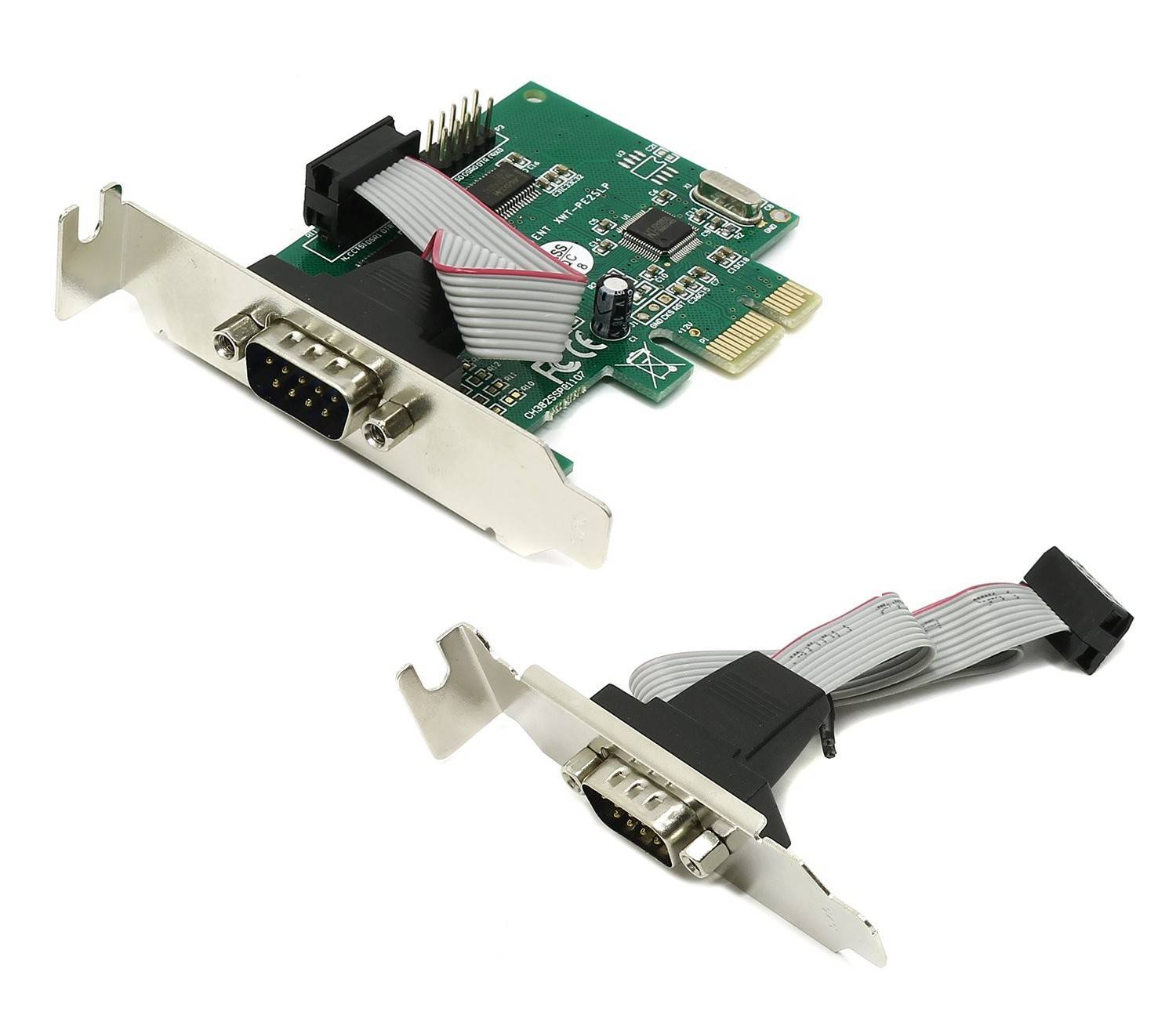 Контроллер ORIENT XWT-PE2SLP OEM PCI-Ex1, 2xCOM9M, Low Profile