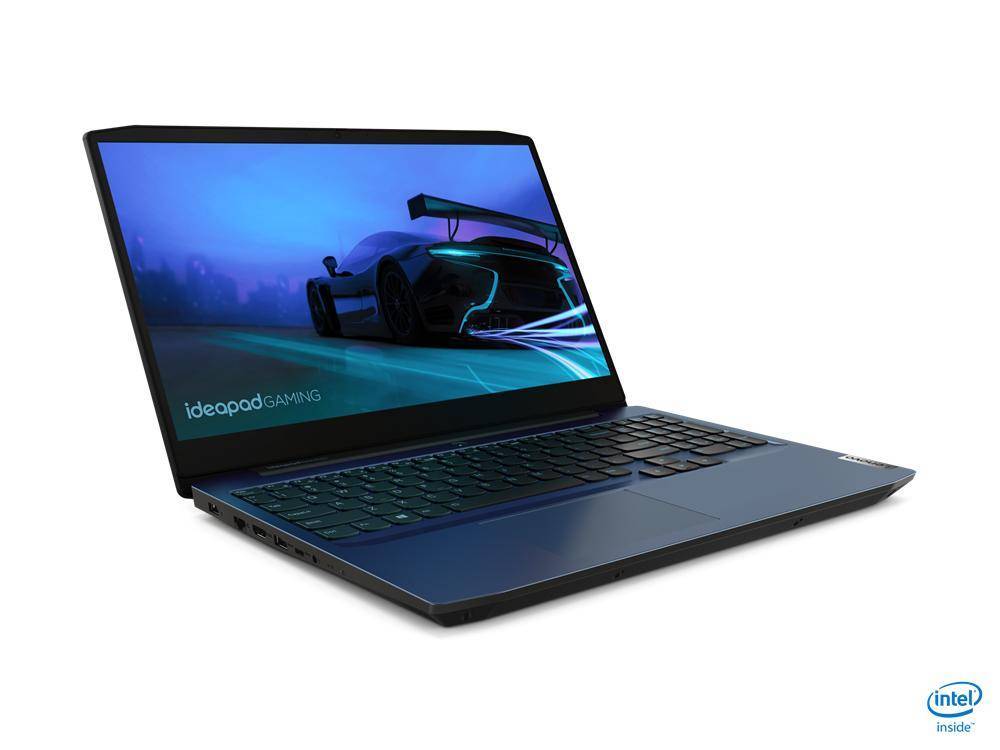 Ноутбук Lenovo Gaming3 15IMH05 15.6" FHD , Intel Core i7-10750H, 16Gb, 512Gb SSD, NVidia GTX1650Ti 4Gb, Win10, синий (81