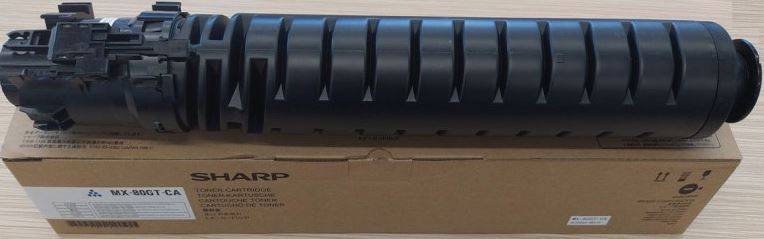 Тонер-картридж Sharp MX80GTCA голубой 50K
