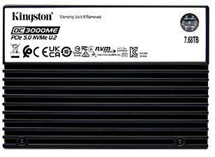 Твердотельный диск 7680GB Kingston Enterprise DC3000, V-NAND, U.2, NVMe, PCIe 5.0 x4 [R/W - 14000/10000 MB/s]  TBW 14016