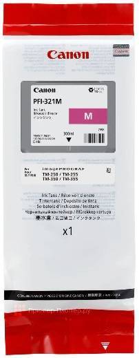 Картридж струйный Canon PFI-321M 6269C001 пурпурный (300мл) для Canon imagePROGRAF TM-250/255/350/355.
