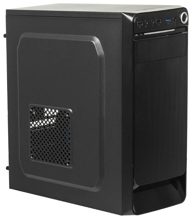 Компьютерный корпус Accord E-01 черный без БП ATX 1x80мм 1x92mm 2x120мм 2xUSB2.0 1xUSB3.0 audio