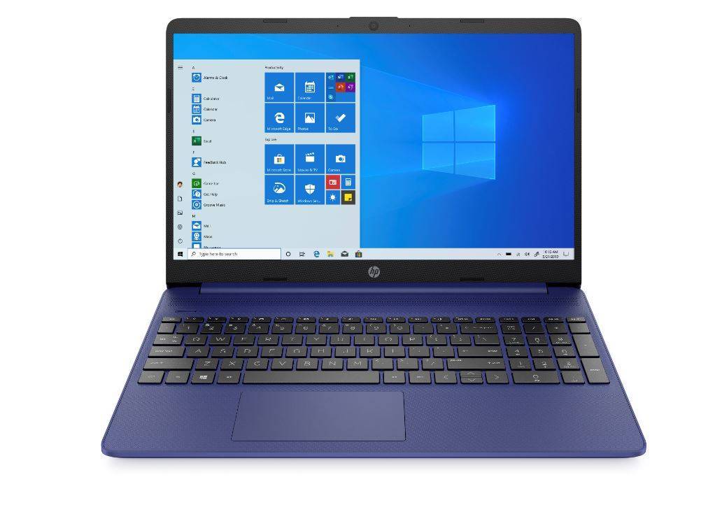 Ноутбук HP15 15s-fq1061ur 15,6" FHD, Intel Core i3-1005G1, 4Gb, 128Gb SSD, no ODD, Win10, синий