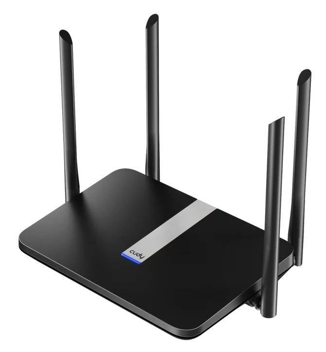 Беспроводной маршрутизатор Cudy X6, AX1800 Wi-Fi 6, 5 портов LAN 10/100/1000 Мбит/с, MU-MIMO, WPS, DDNS, VPN, DNS, IPv6, IPTV, Wake-on-LAN, WPA3, Mesh