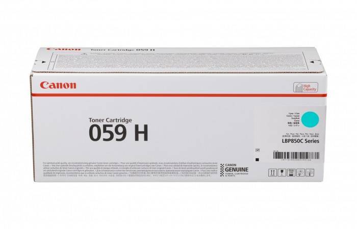 Картридж CANON 059H C голубой, увеличенной емкости