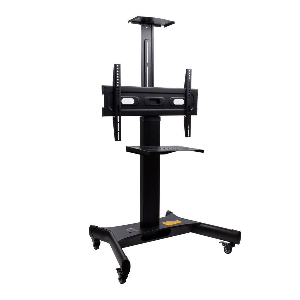 Стойка на колесах Arm media PT-STAND-11 черная для TV/LFD 32"-65", полка, max VESA 600x400, высота 930-1530 мм