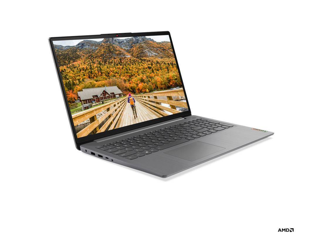 Ноутбук Lenovo IP3 15ALC6 15.6" FHD, AMD R5-5500U, 8Gb, 512Gb SSD, no ODD, Win10, серый (82KU00C5RK)