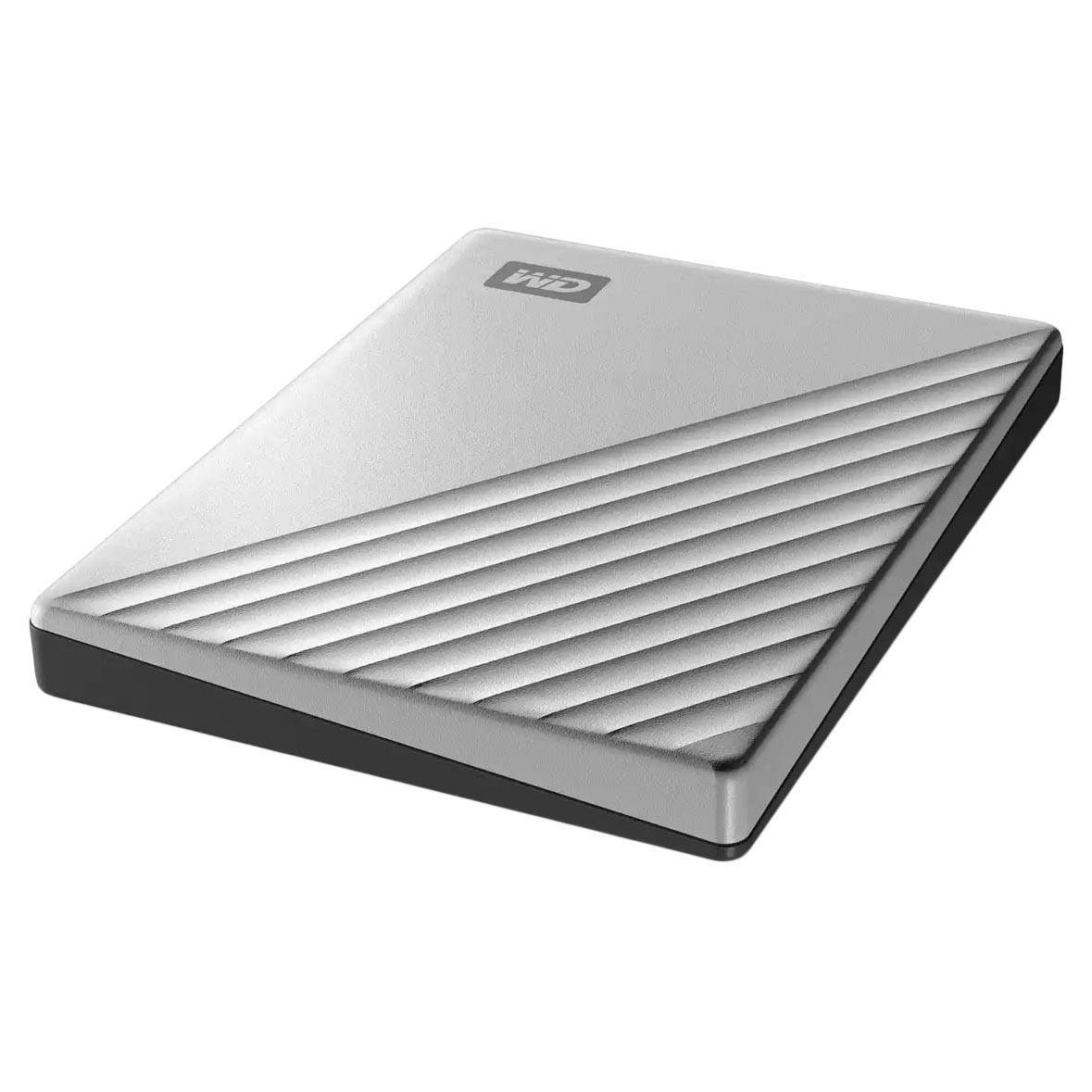 Внешний жесткий диск 1TB Western Digital WDBC3C0010BSL-WESN,My Passport Ultra 2.5", USB 3.2, Серебристый