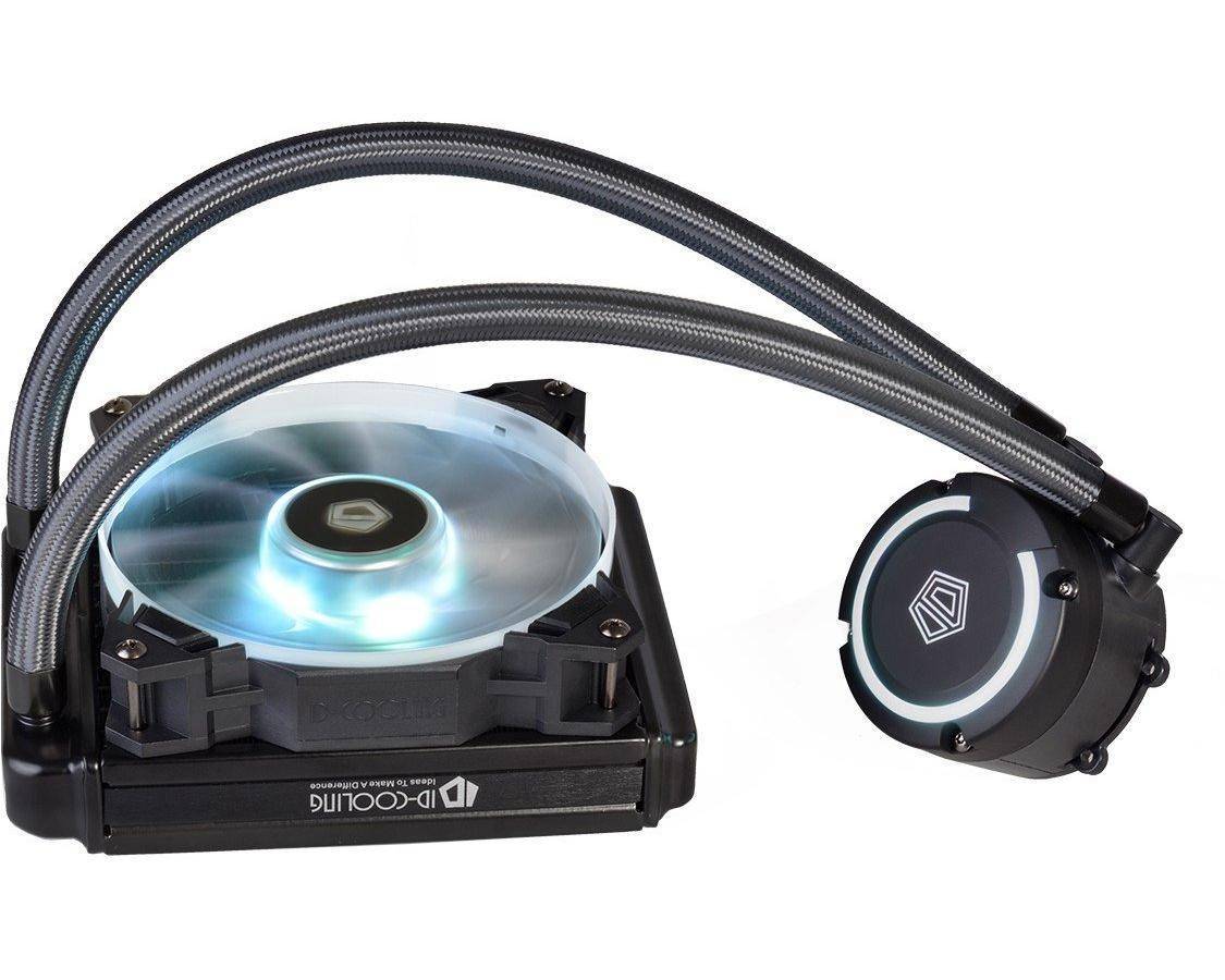 Комплект водяного охлаждения ID-Cooling AURAFLOW_X_120 (универсальный, 150W, 18-35.2 dB, 700-1800 rpm, 120мм, (3+4) pin,