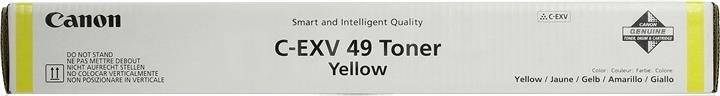 Тонер Canon C-EXV49Y для серии iR-ADV C33xx. Жёлтый. 19000p