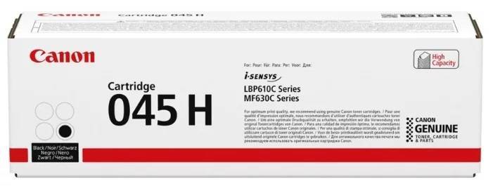 Картридж CANON 045H BK черный, увеличенной емкости  2800 стр