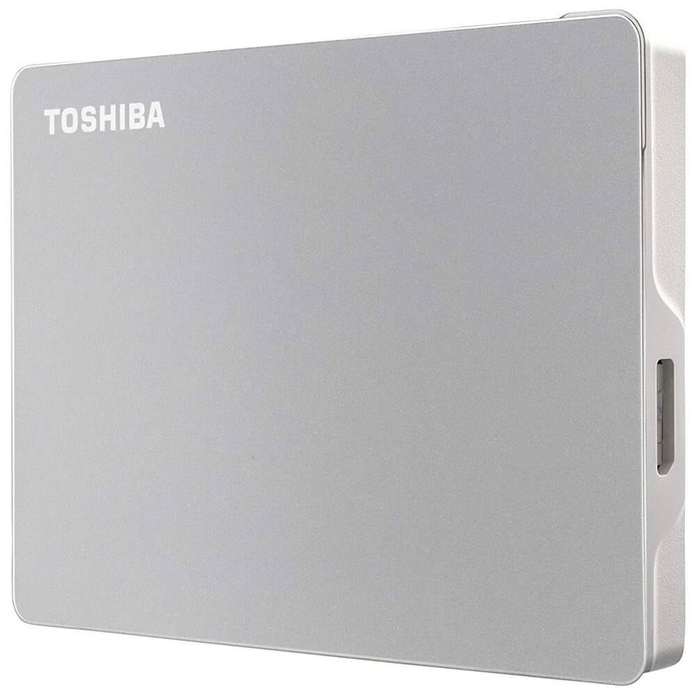 Внешний жесткий диск 1TB Toshiba HDTX110ESCAA Canvio Flex , 2.5", UCB-C/USB 3.2 Gen1, Серебристый