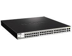 D-Link DGS-1210-52MPP Настраиваемый коммутатор WebSmart с 48 портами 10/100/1000Base-T и 4 портами 1000Base-X SFP (порты