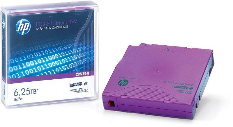 Ленточный картридж HPE LTO-6 Ultrium 6.25TB RW Data Cartridge (without label)